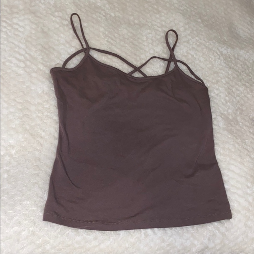 Super cute spaghetti strapped shirt.